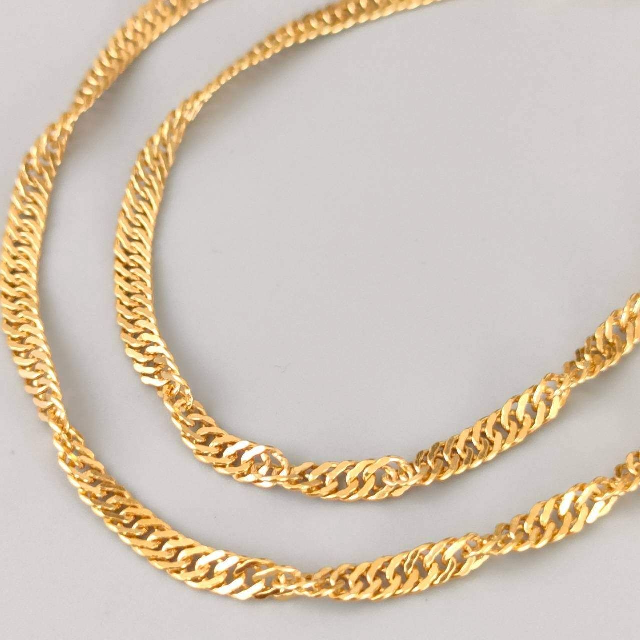 24金 K24 男女兼用 造幣局 スクリューネックレス 11.06g 43㎝ D612 引き輪のみK18