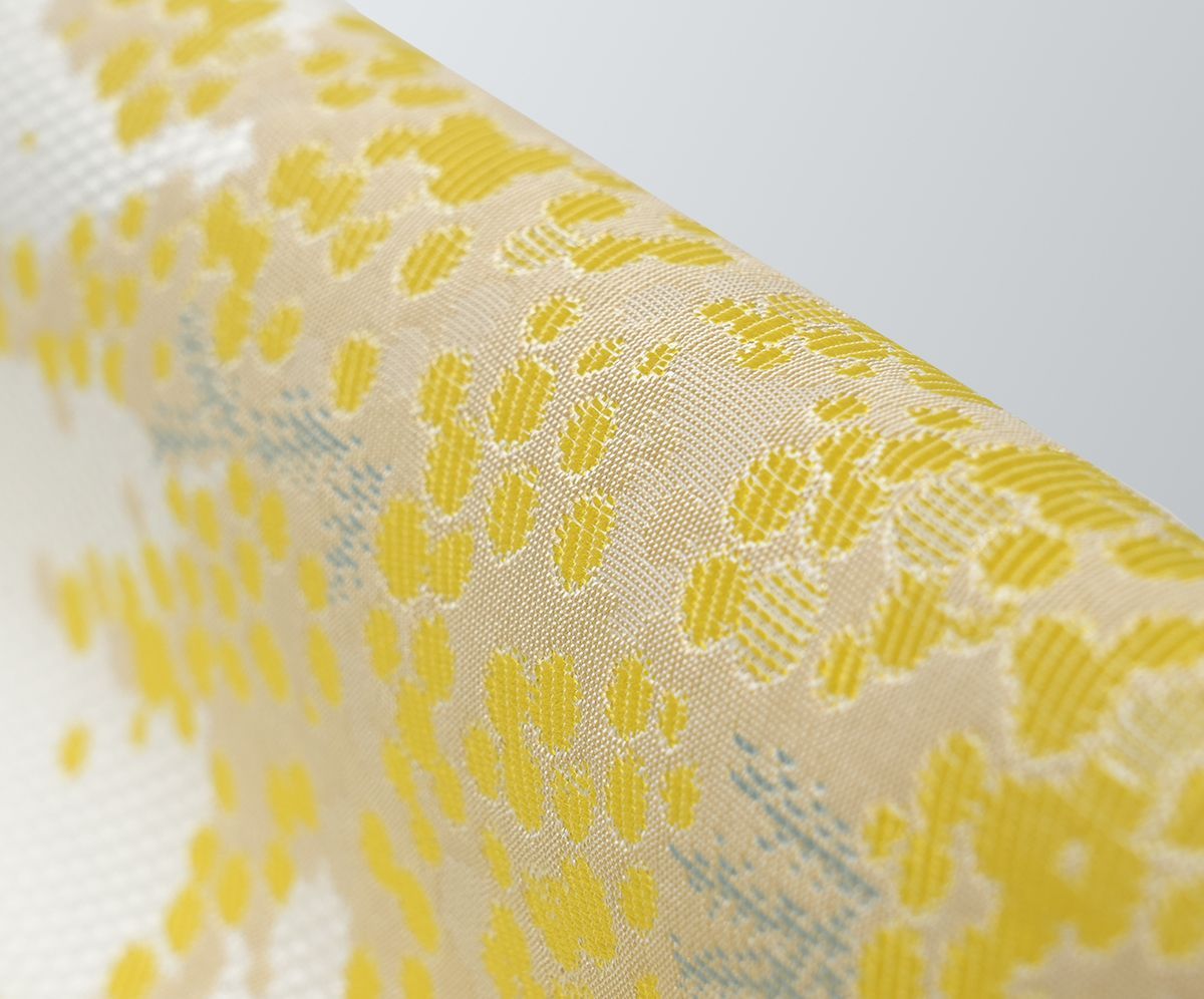 新品未仕立 博多帯 協和織 八寸名古屋帯 ミモザ柄 仕立代込み - メルカリ