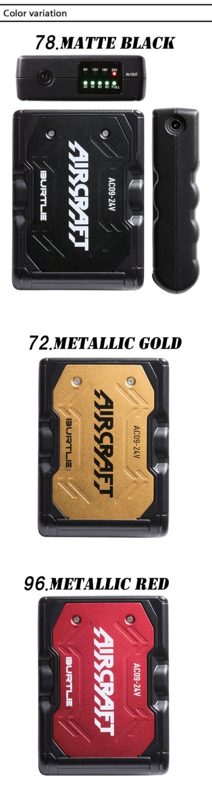 バートル] 24Vリチウムイオンバッテリー AC09 エアークラフト AIRCRAFT