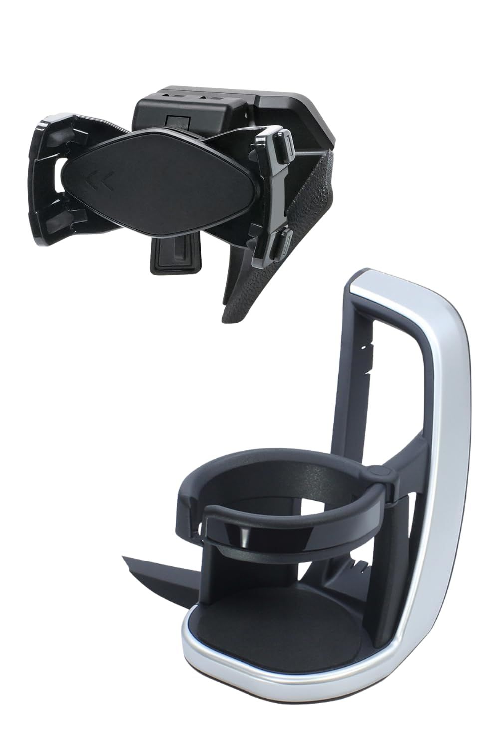 槌屋ヤック Tsuchiya Yac 車種 品 トヨタ 90系 ノア ヴォクシー エアコン ドリンクホルダー 運転席用 スマートフォンホルダー ブラック SY NV 12 17