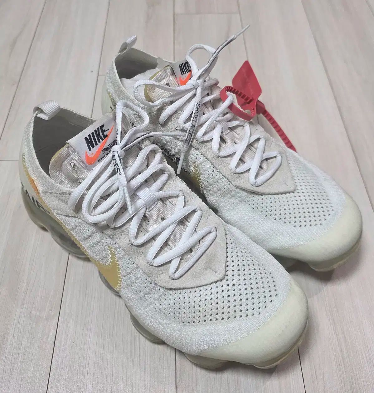 ナイキ x オフホワイト エア ヴェイパーマックス V2 白 275