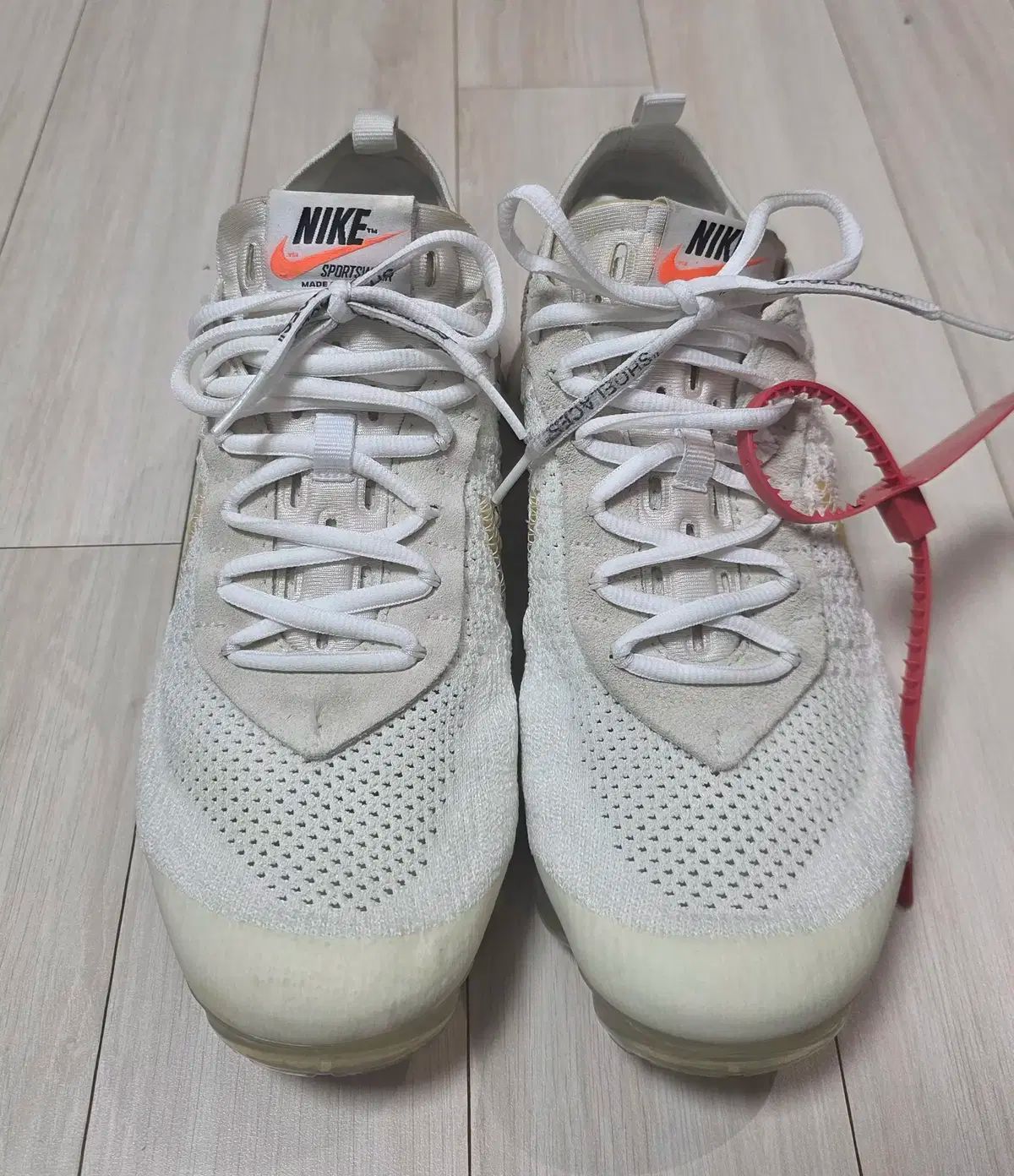 ナイキ x オフホワイト エア ヴェイパーマックス V2 白 275