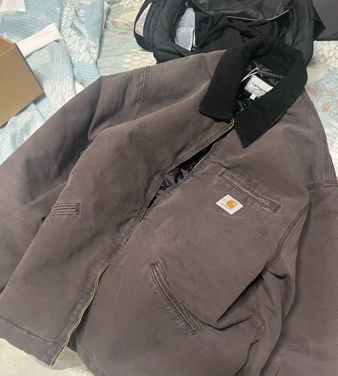 Carhartt WIP カーハートダブリューアイピー OG デトロイト ジャケット タバコ ブラック L