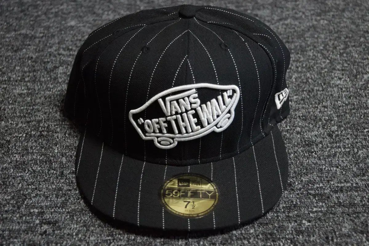 7 1 2 ヴァンズ 09AW ニューエラ 59FIFTY キャップ ピンストライプ