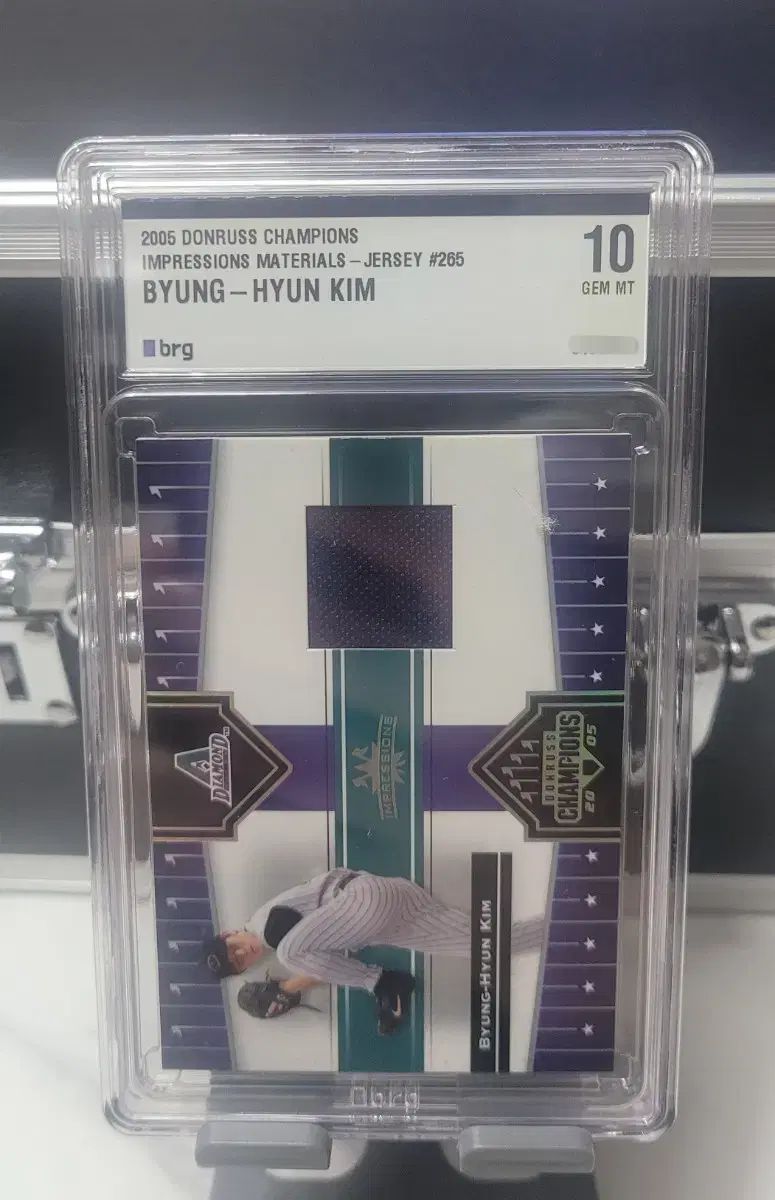 brg キム ビョンヒョン 2005 Donruss チャンピオンズ ジャージ 級 カード