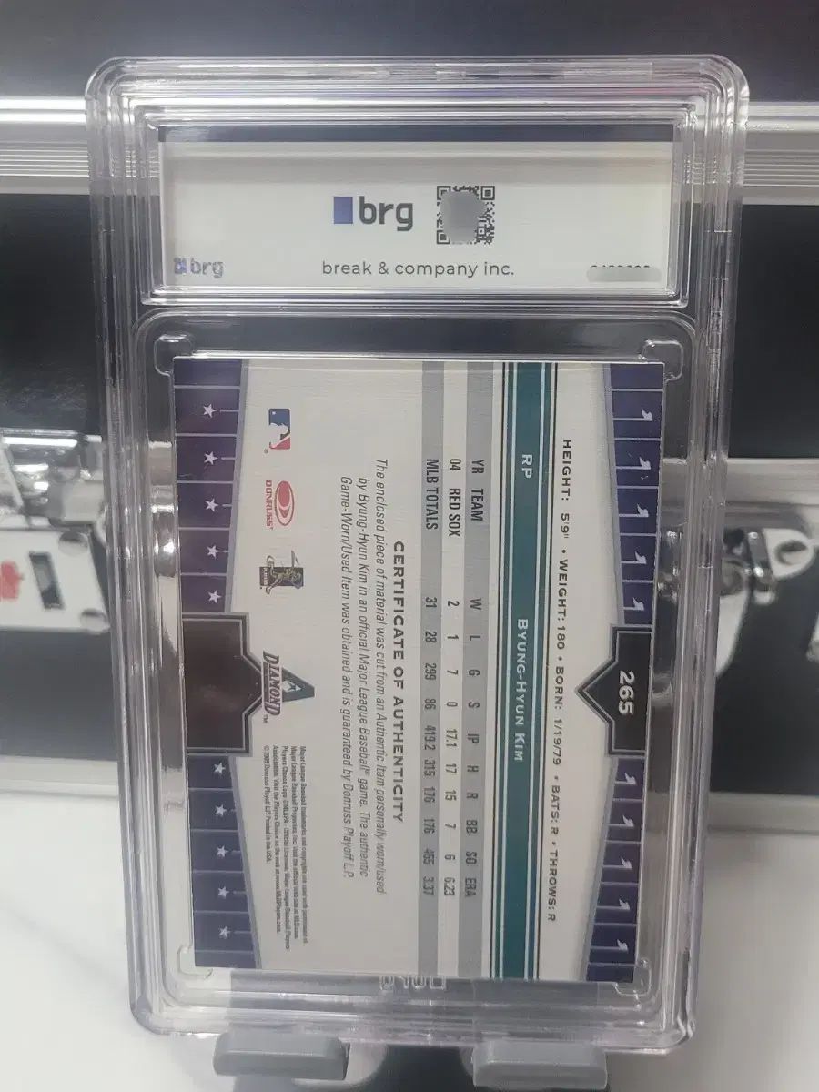  brg キム ビョンヒョン 2005 Donruss チャンピオンズ ジャージ 級 カード 記念グッズ 野球