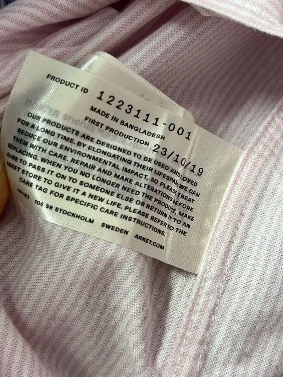 ピンク ストライプ