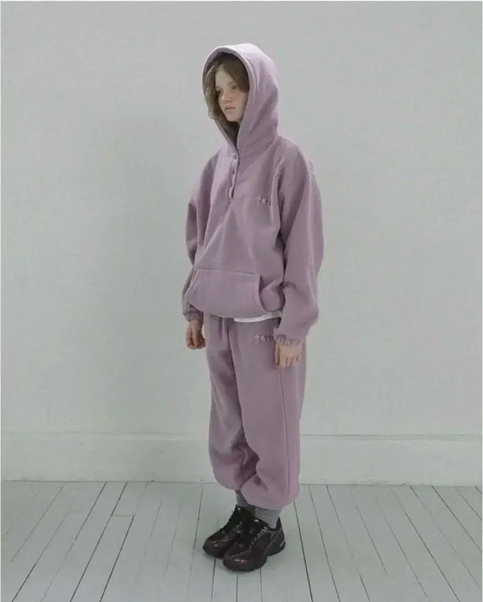 fletta フリース ジャージ セット ラベンダー