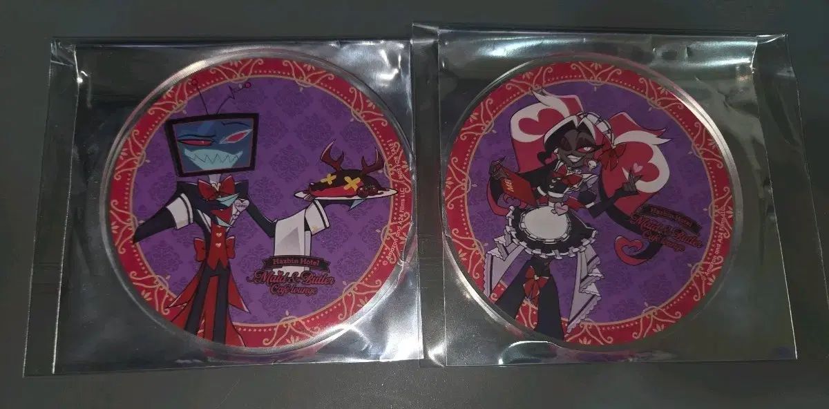 ハズビンホテル コラボカフェ アニメイト ヴォックス ツアーベルベット アクリル コースター