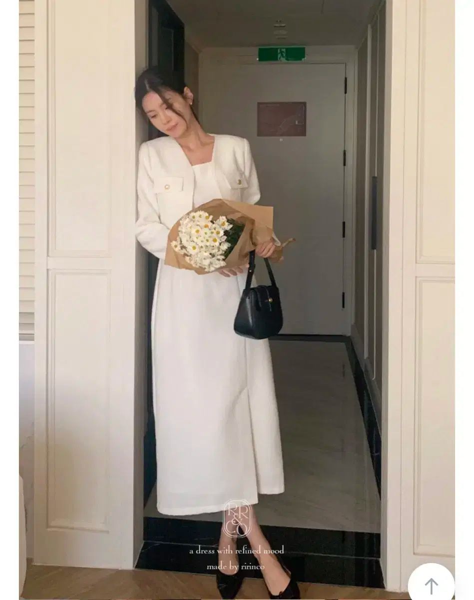 リリエンコ ベニ - ツイード ジャケット ロング丈ワンピース セット