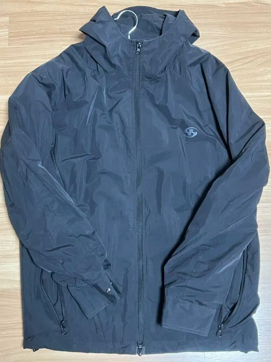 サンサンギアー 22FW ジッパー ジャケット ブラック