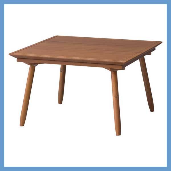 天然木 アカシア ラバーウッド のパーソナルこたつテーブル 正方形 W 60×D 60×H 36.5 cm No.211