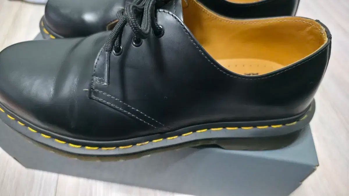  DR MARTENS 1461 ブラック スムース ローファー ブーツ 革靴