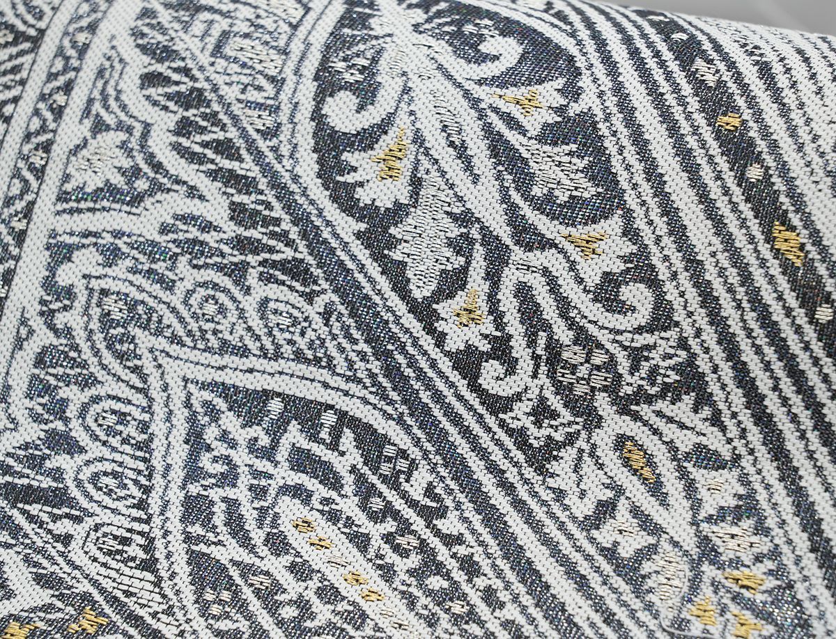  オリジナル 未仕立 西陣織 袋帯 ベリュス ダークシルバー 仕立代込み 袋帯 帯