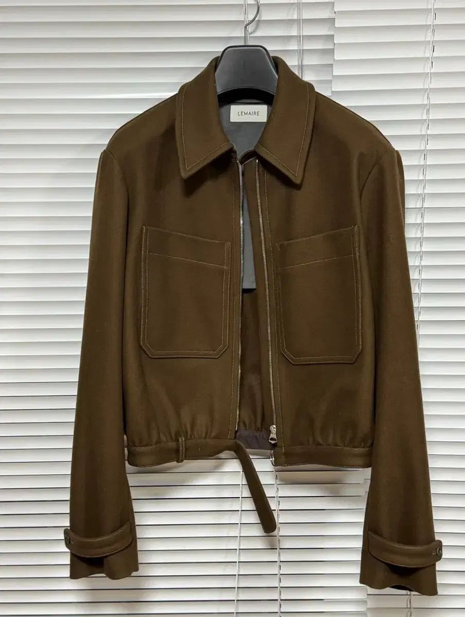 44 ルメール ウール ブルゾン ブラウン