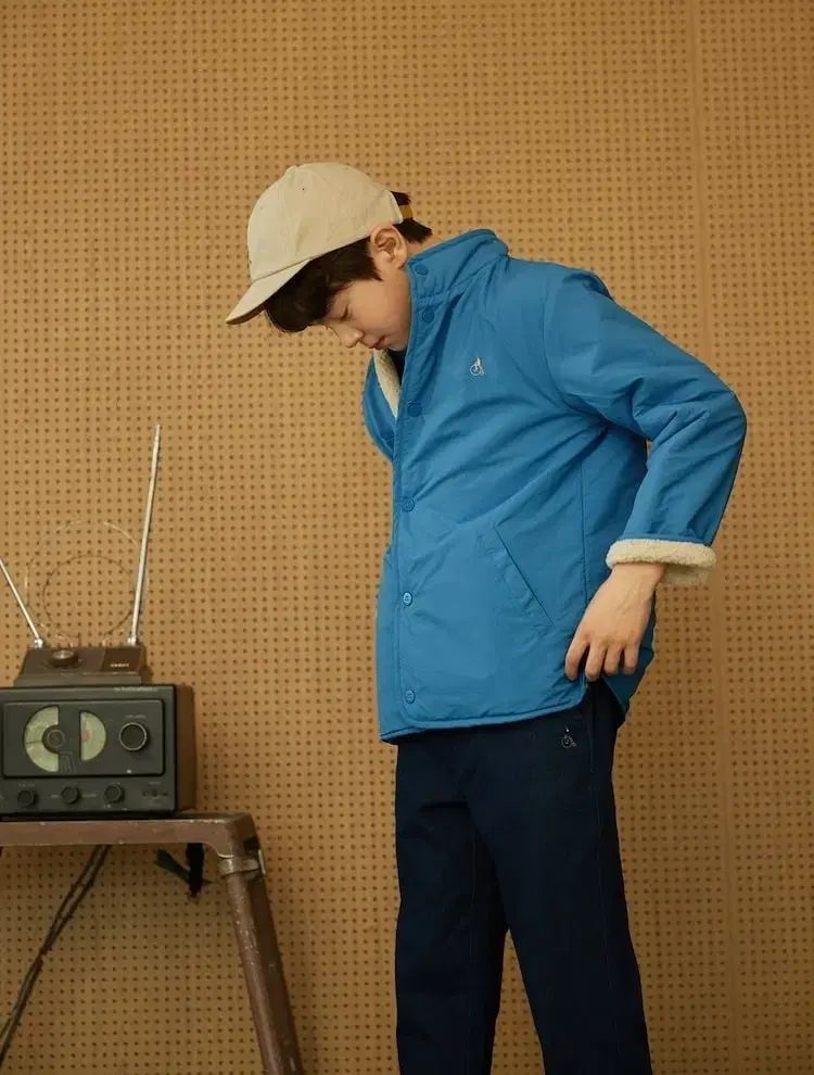 ビーンポールキッズ フリース リバーシブル アウター