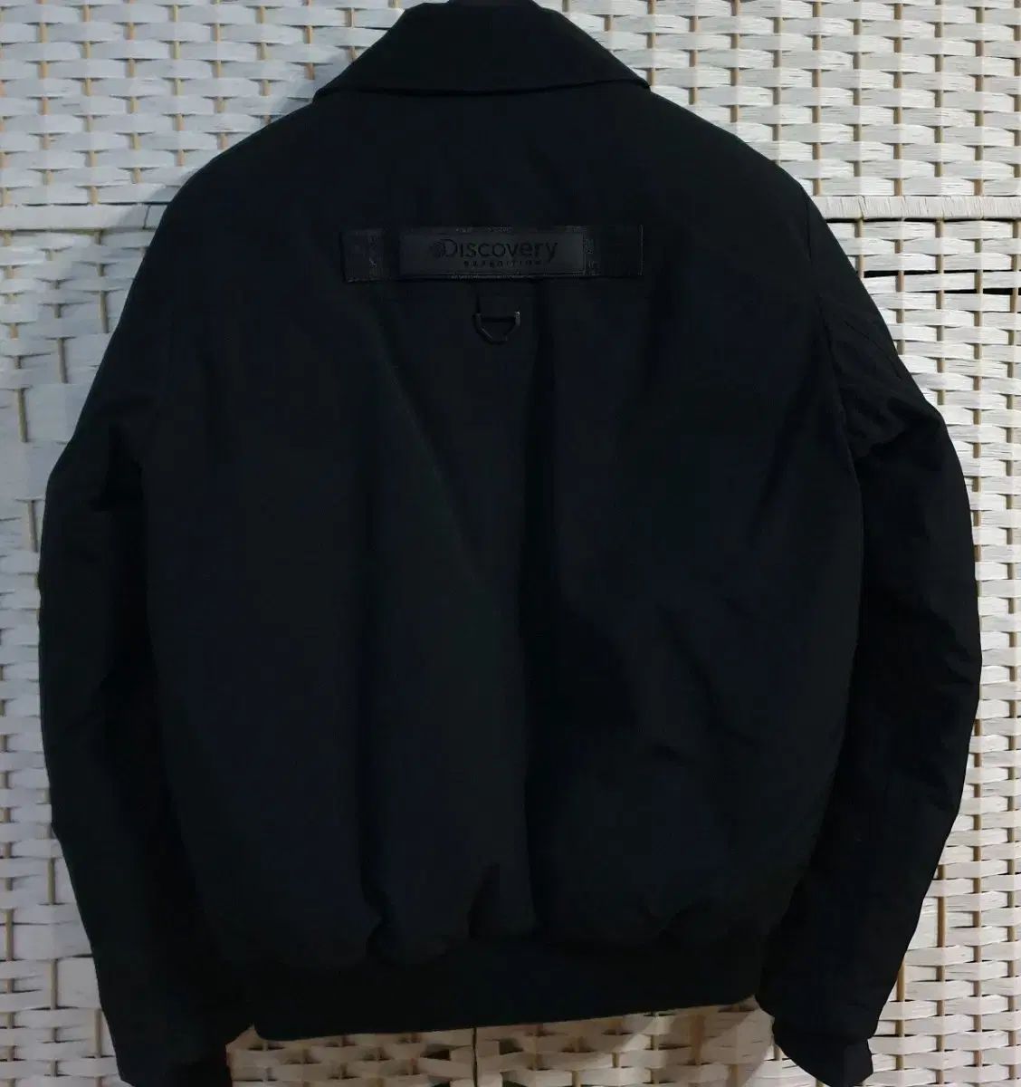 DISCOVERY ブラック ブルゾン グース ダウン ジャケット 95