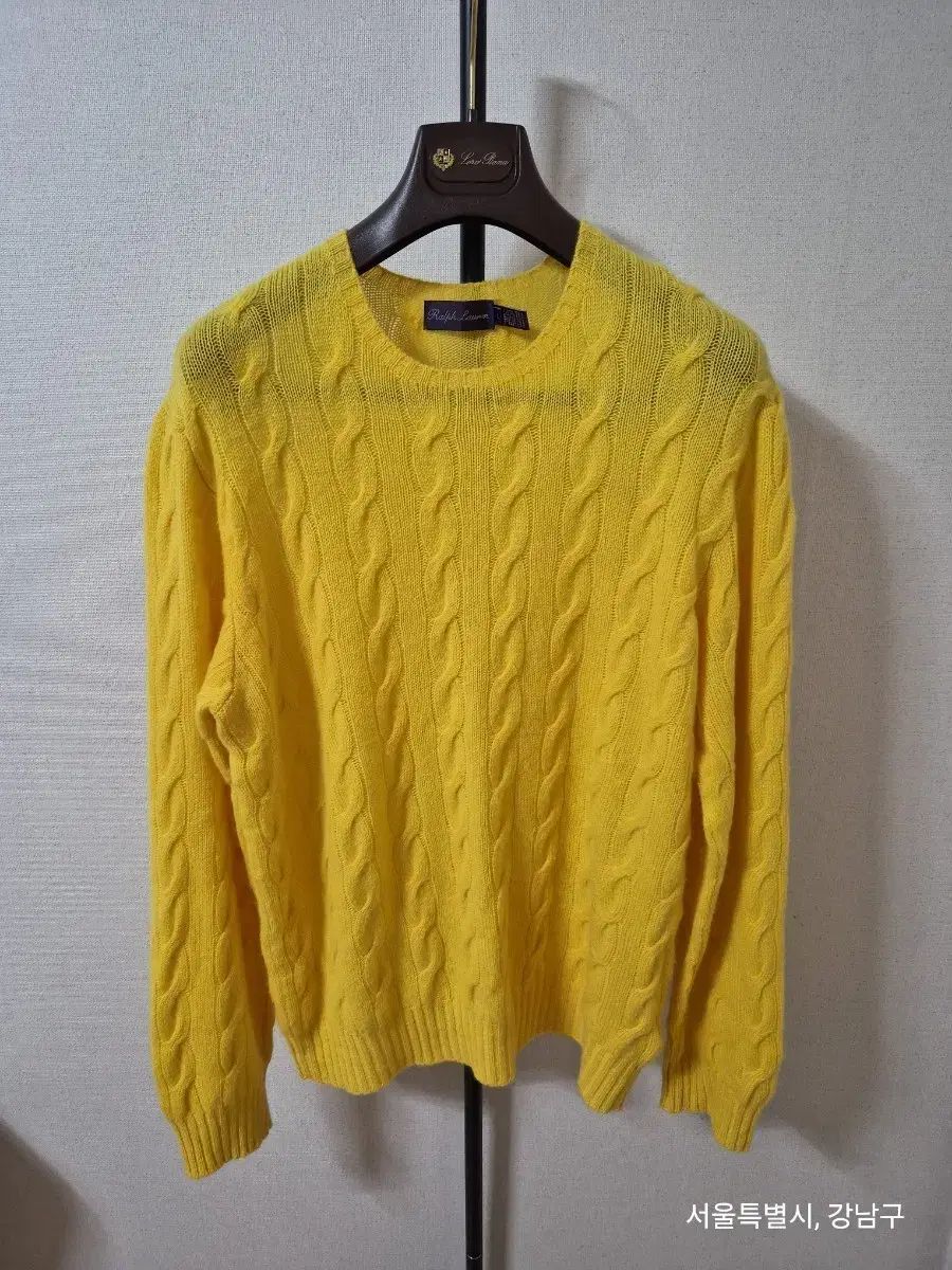 ラルフローレン パープルレーベル ケーブル編み ニット L