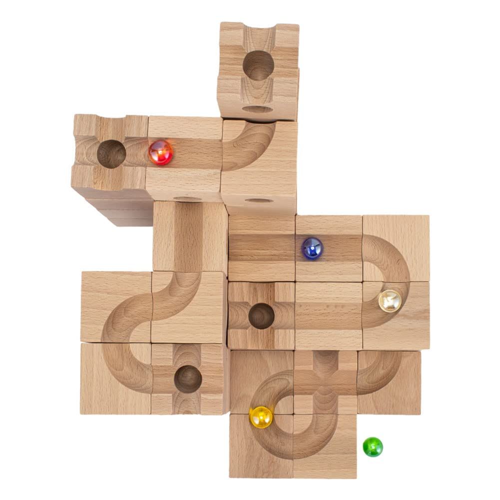 キュボロ 50 Cuboro Standard 50キューブ 大容量セット 204 玉の道 玉の塔 キッズ 木のおもちゃ 積み木 クボロ社 ブロック Starter sets 並行輸入品