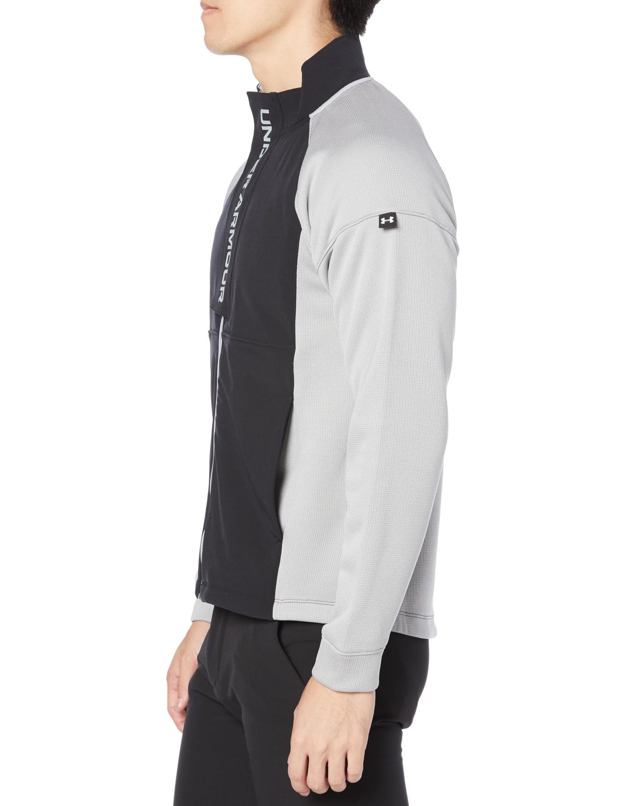 アンダーアーマー UA Sweater Fleece HYB Jacket Steel Black Mod Gray LG Steel Black Mod Gray L