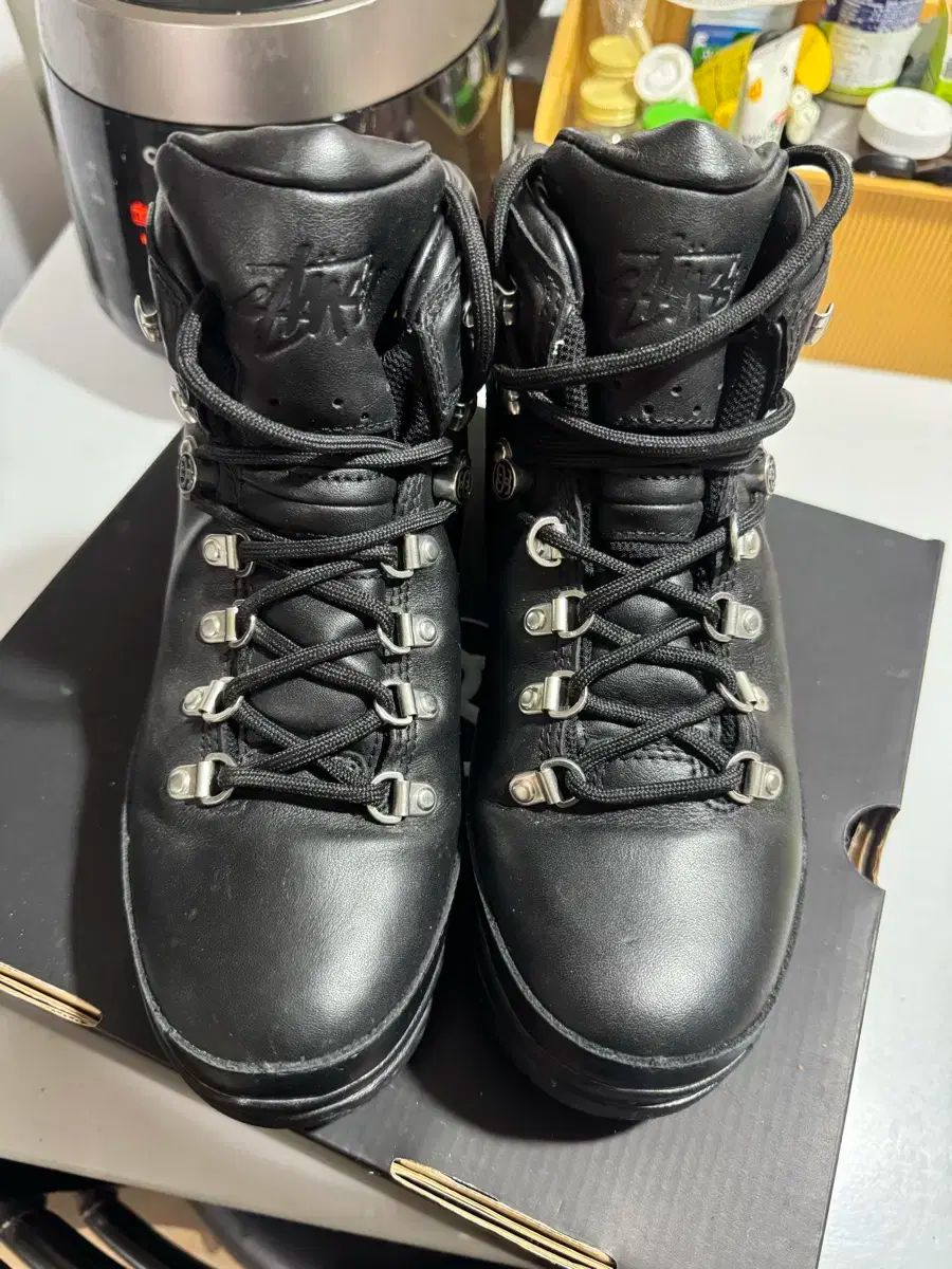 STUSSY Timberland ハイカー ブーツ ブラック 255