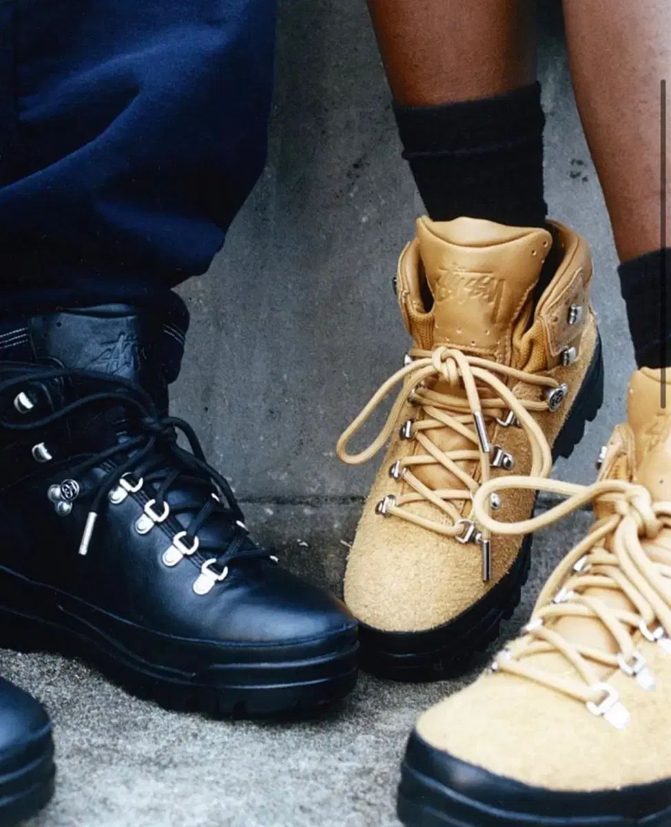 STUSSY Timberland ハイカー ブーツ ブラック 255