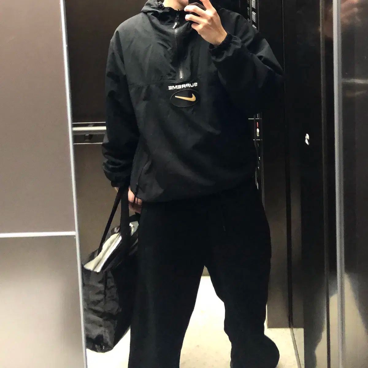 シュプリーム x NIKE リップストック リバーシブル アノラック