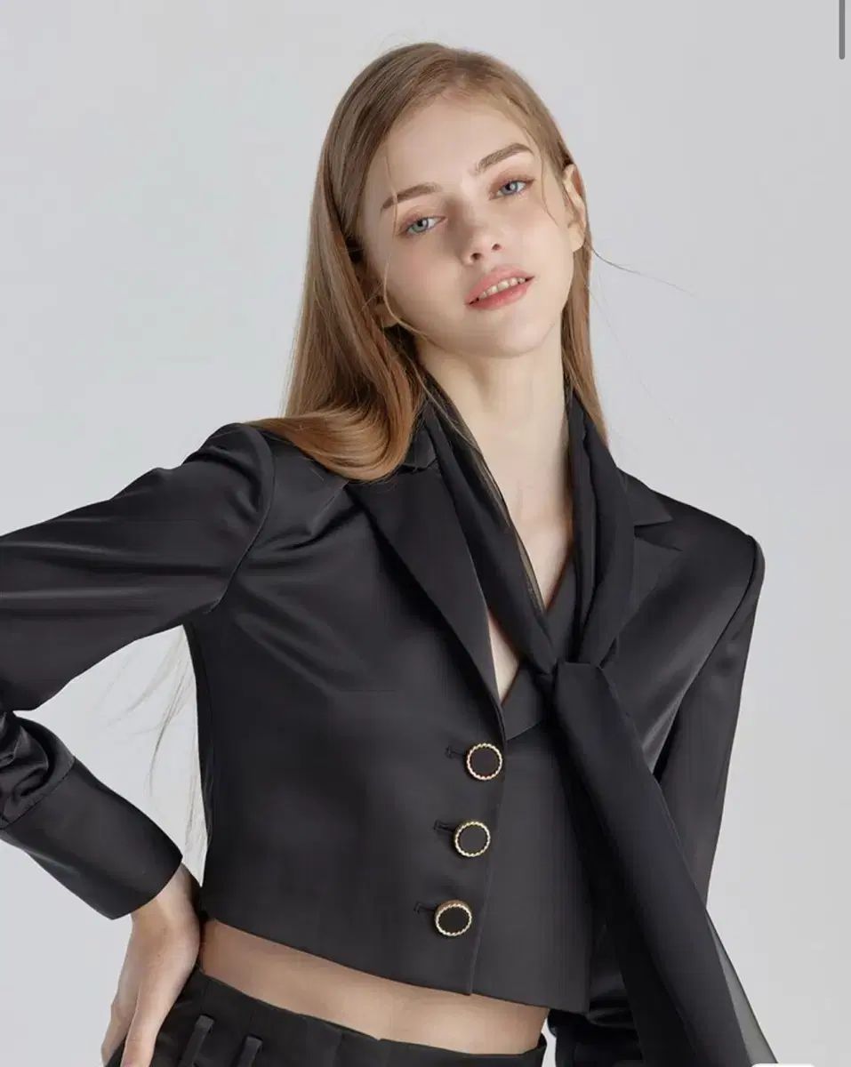 GRACE U jade ジャケット スカーフセット