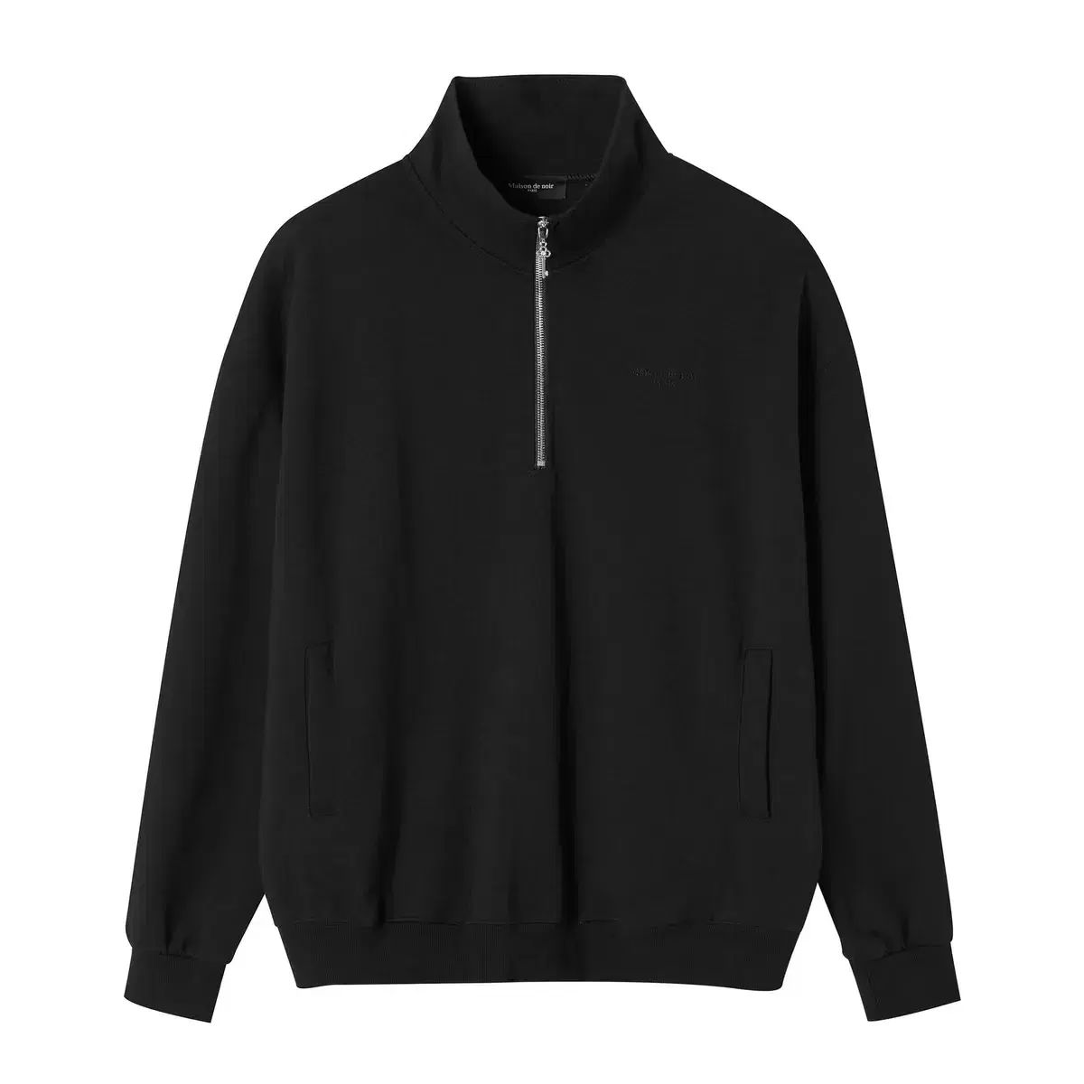 メゾンドゥヌア ハーフジップアップ スウェット