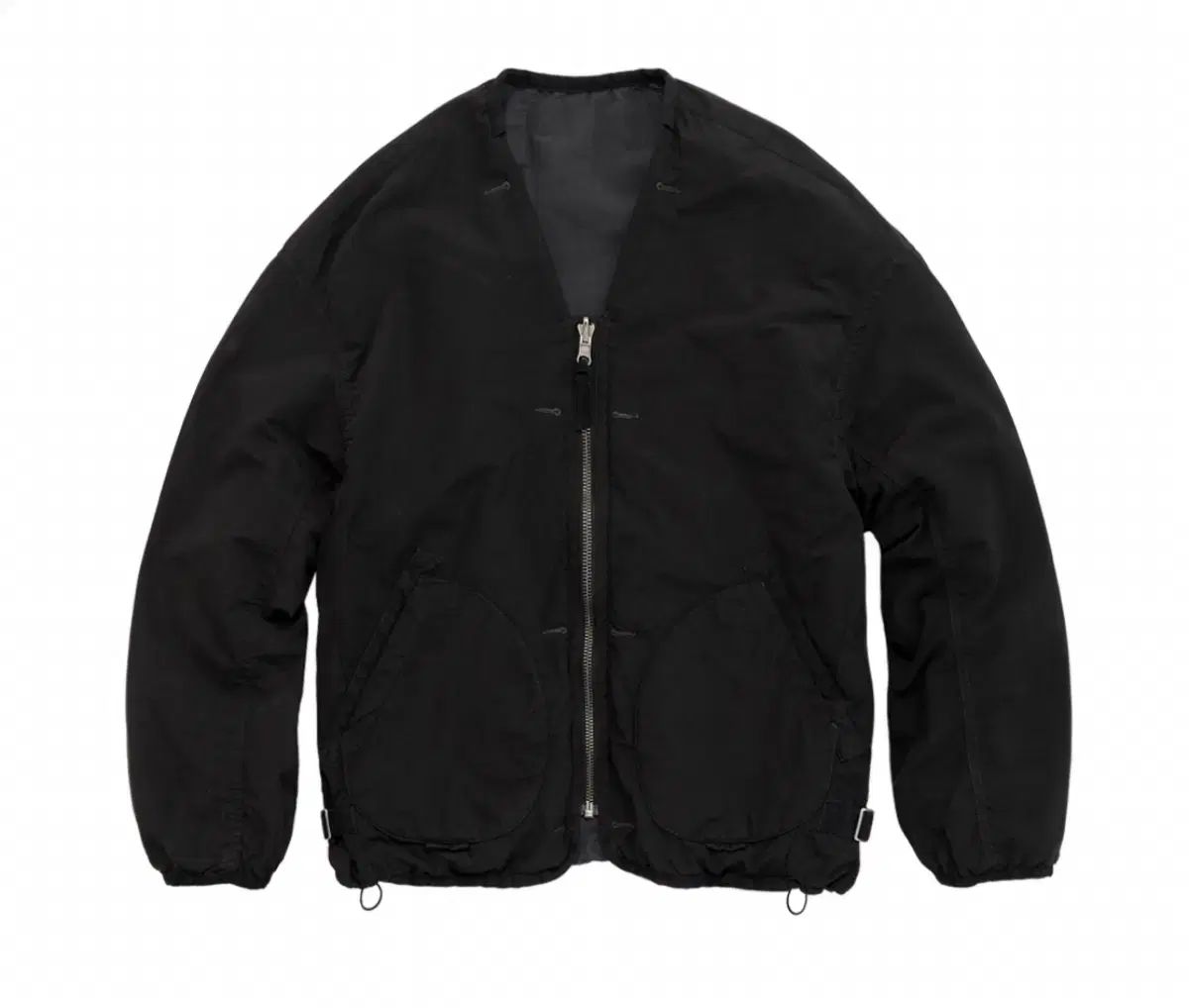 3 ポリテュル リバーシブル ライナー ジャケット ブラック チャコール