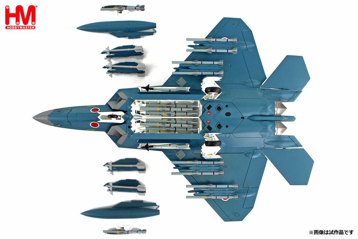1 72 F 22 ラプター 航空自衛隊 想定塗装 w AAM 3