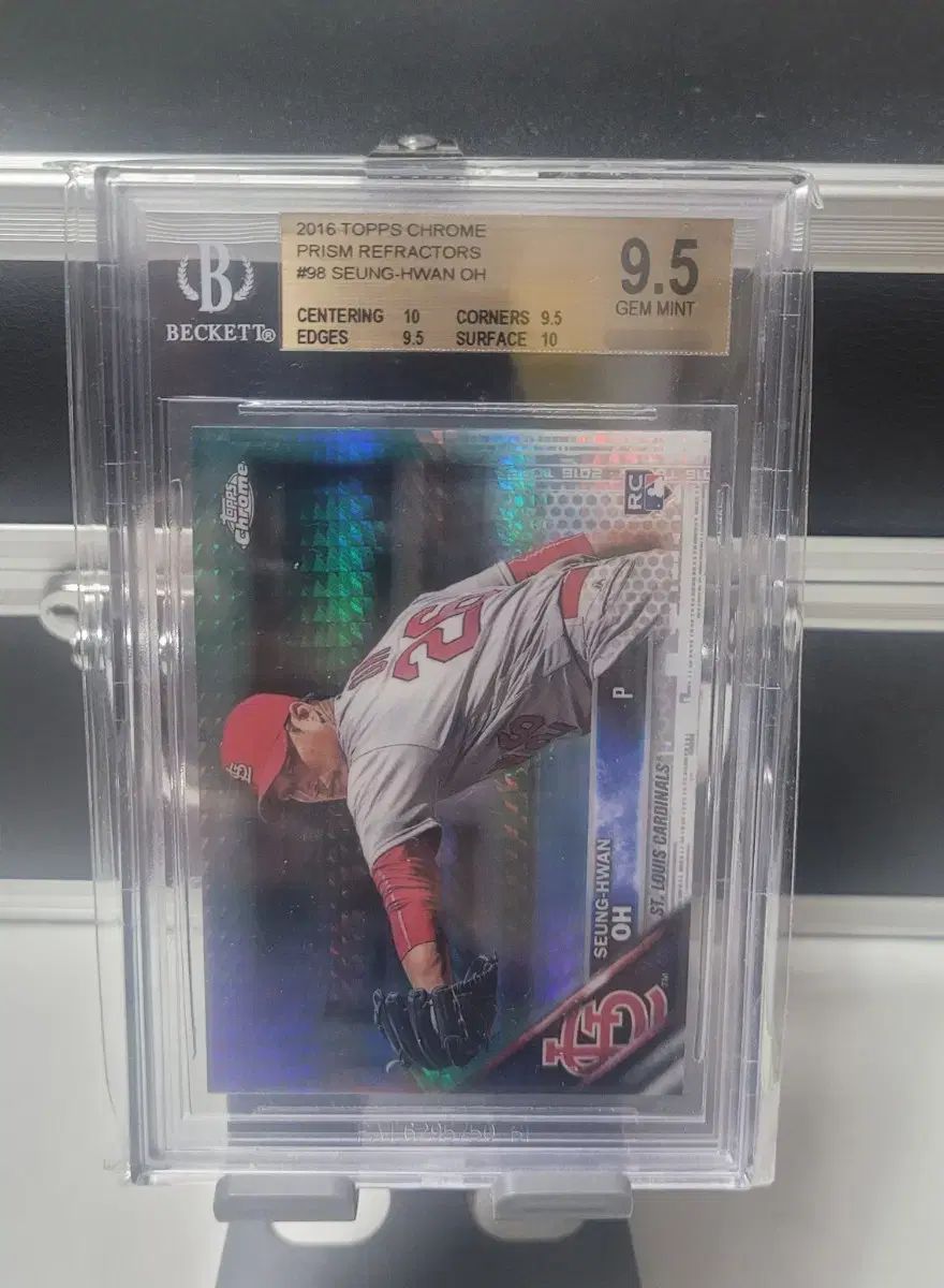 オ スンファン 呉昇桓 2016 TOPPS トップス クロム ルーキーRC プリズム 級 カード