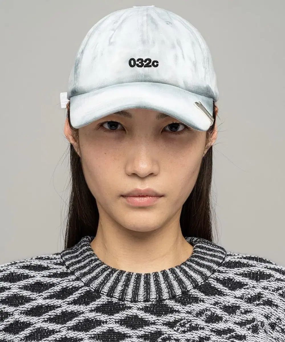 032c ダーティー 白 ボールキャップ 帽子