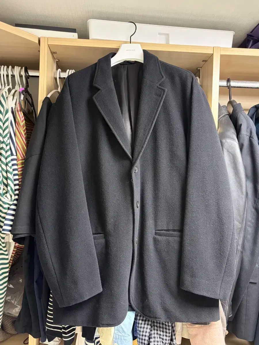 AURALEE 21 AW カシミア ウール モヘア オーバ ジャケット