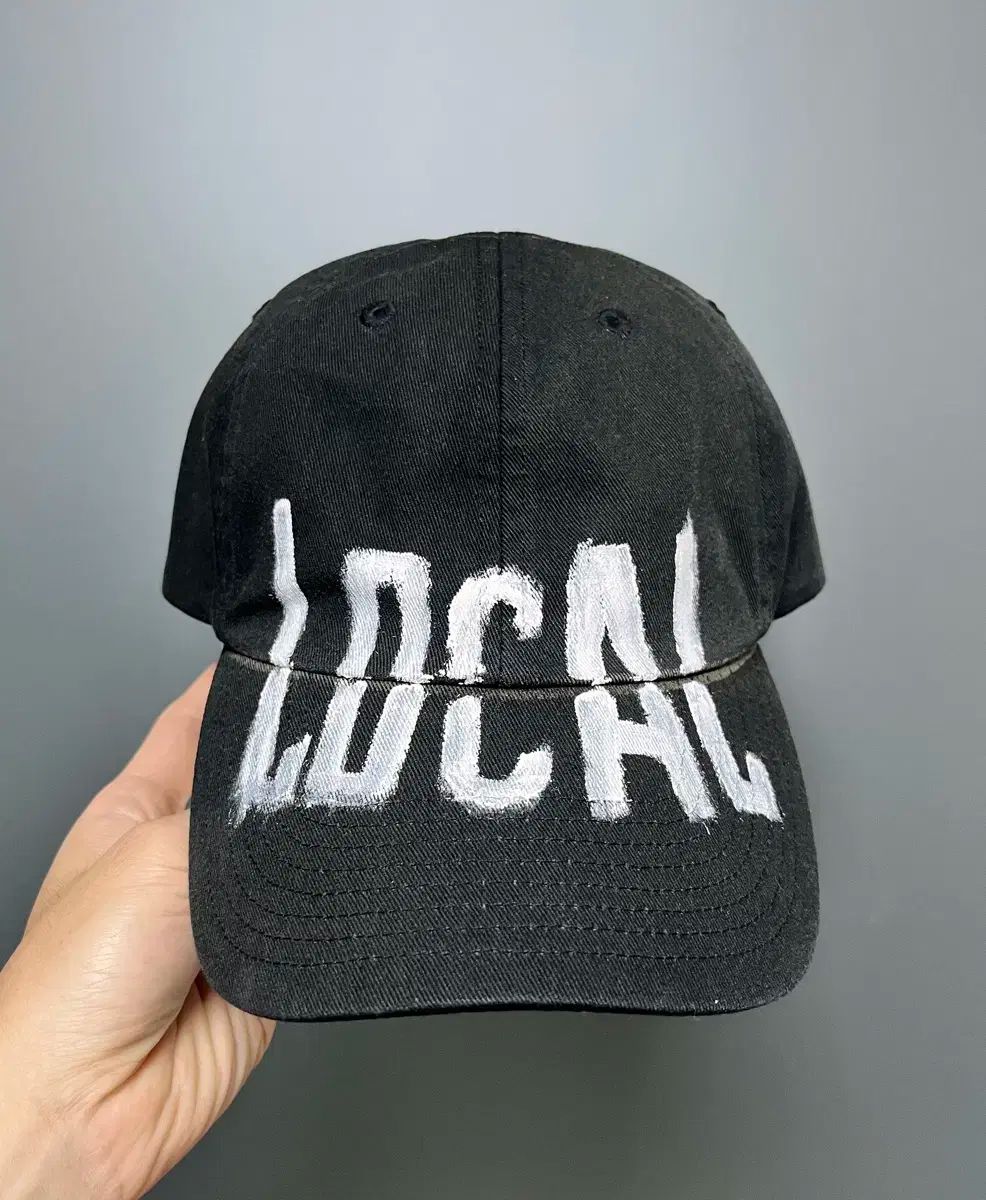 032c ハンドペインティング ベースボールキャップ ウール 帽子