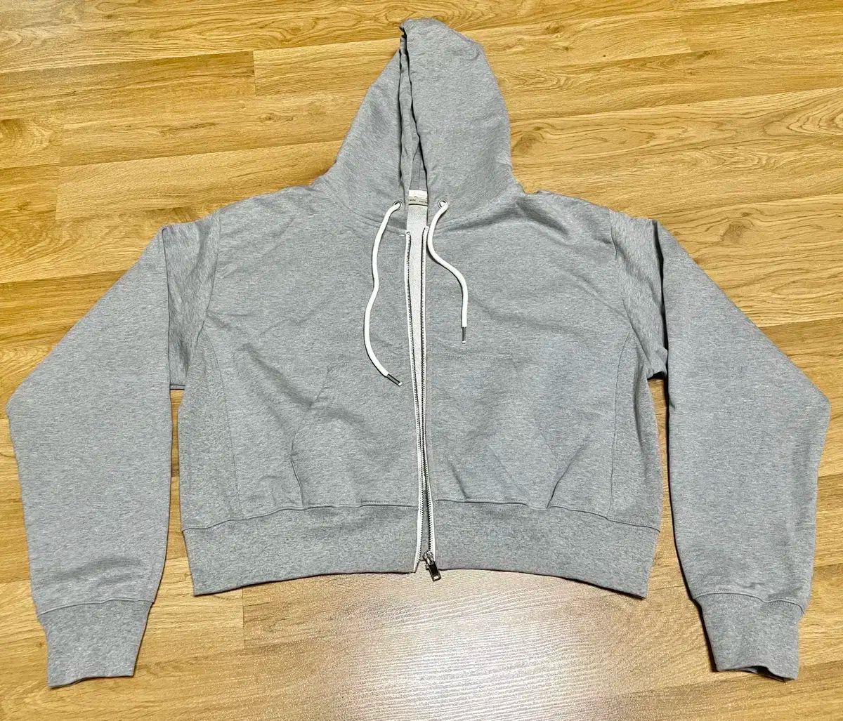 スカート FACADE PATTERN フレンチ ジップアップ フーディー グレー M