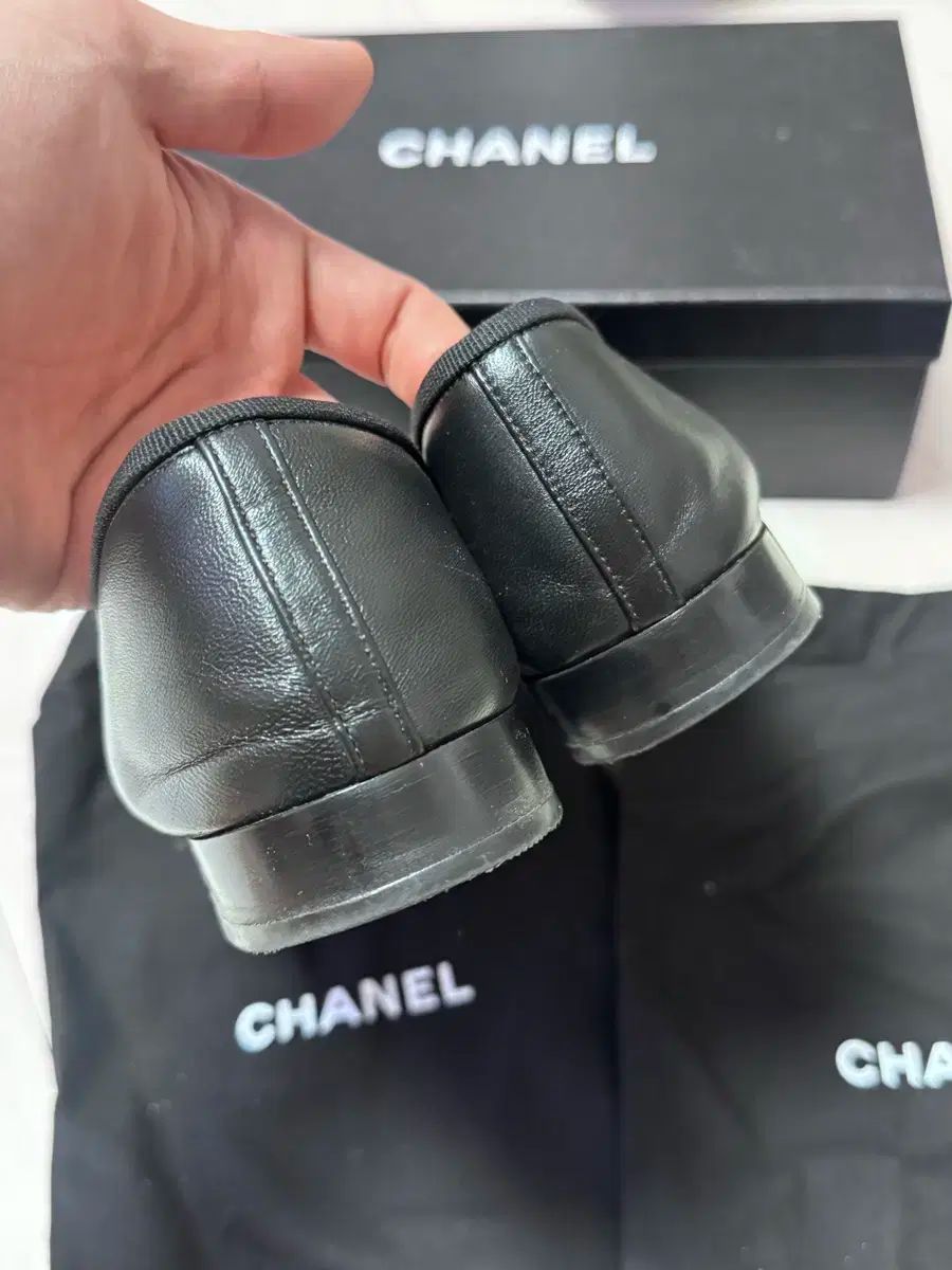  シャネル バレエ フラット ブラック フラットシューズ バレエシューズ パンプス