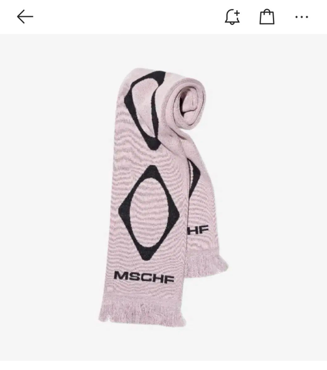 ミスチーフ MSCHF RHOMBUS マフラー ピンク