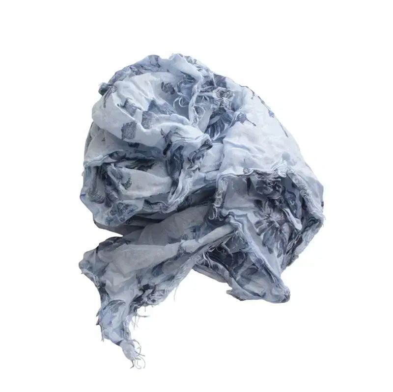 アイキー ブルー モダール スカーフ