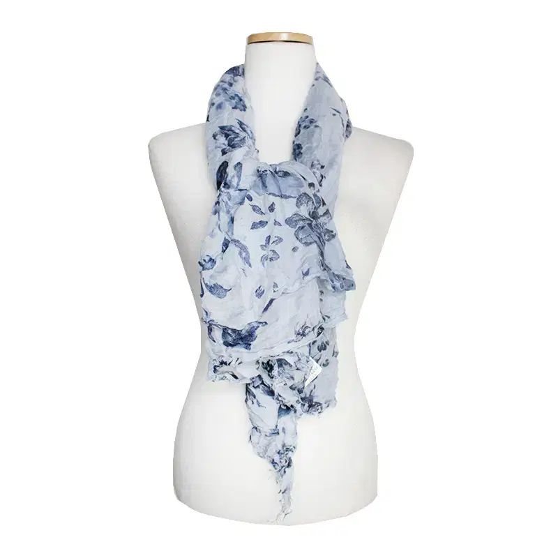 アイキー ブルー モダール スカーフ