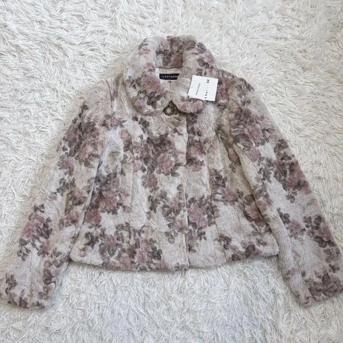 レストローズ フラワー ファージャケット