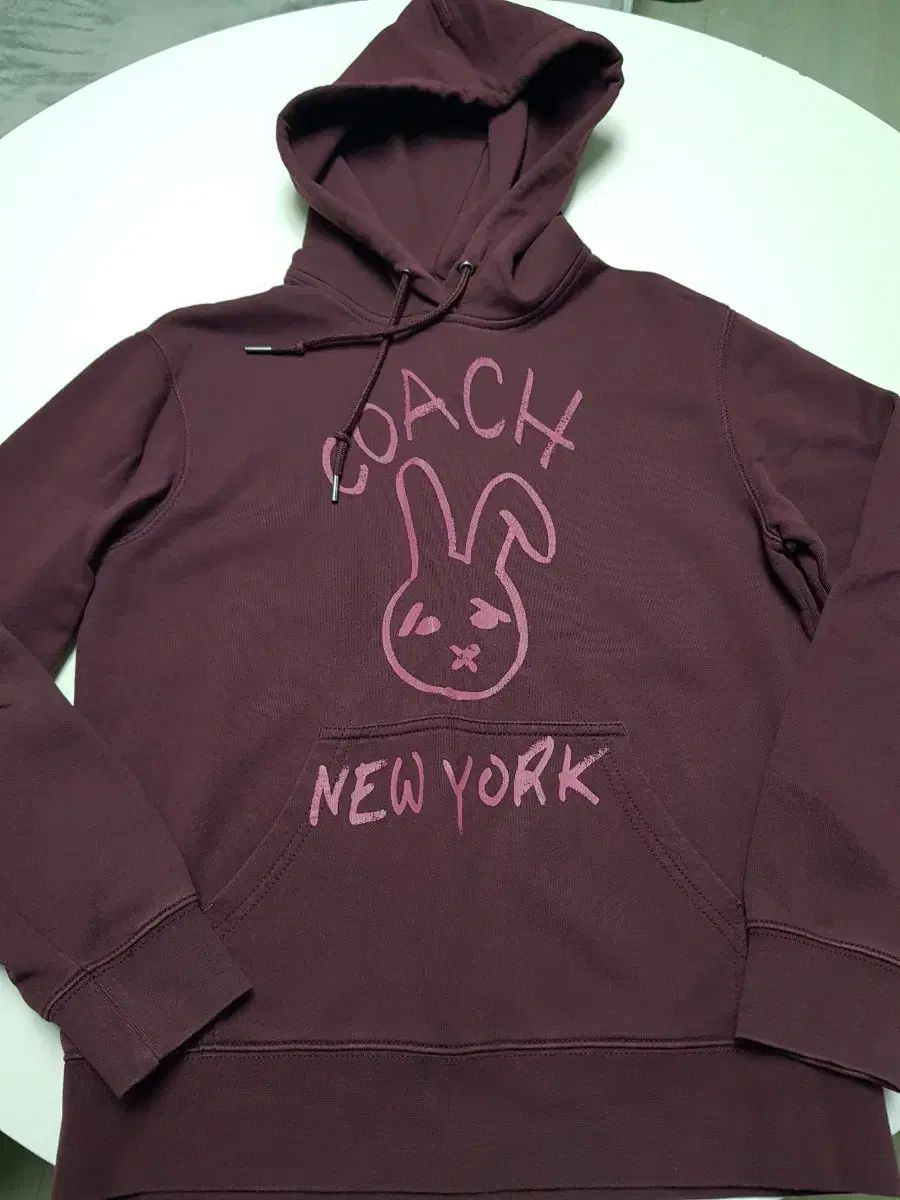 COACH コーチ ラビット バーガンディ フーディー XS サイズ