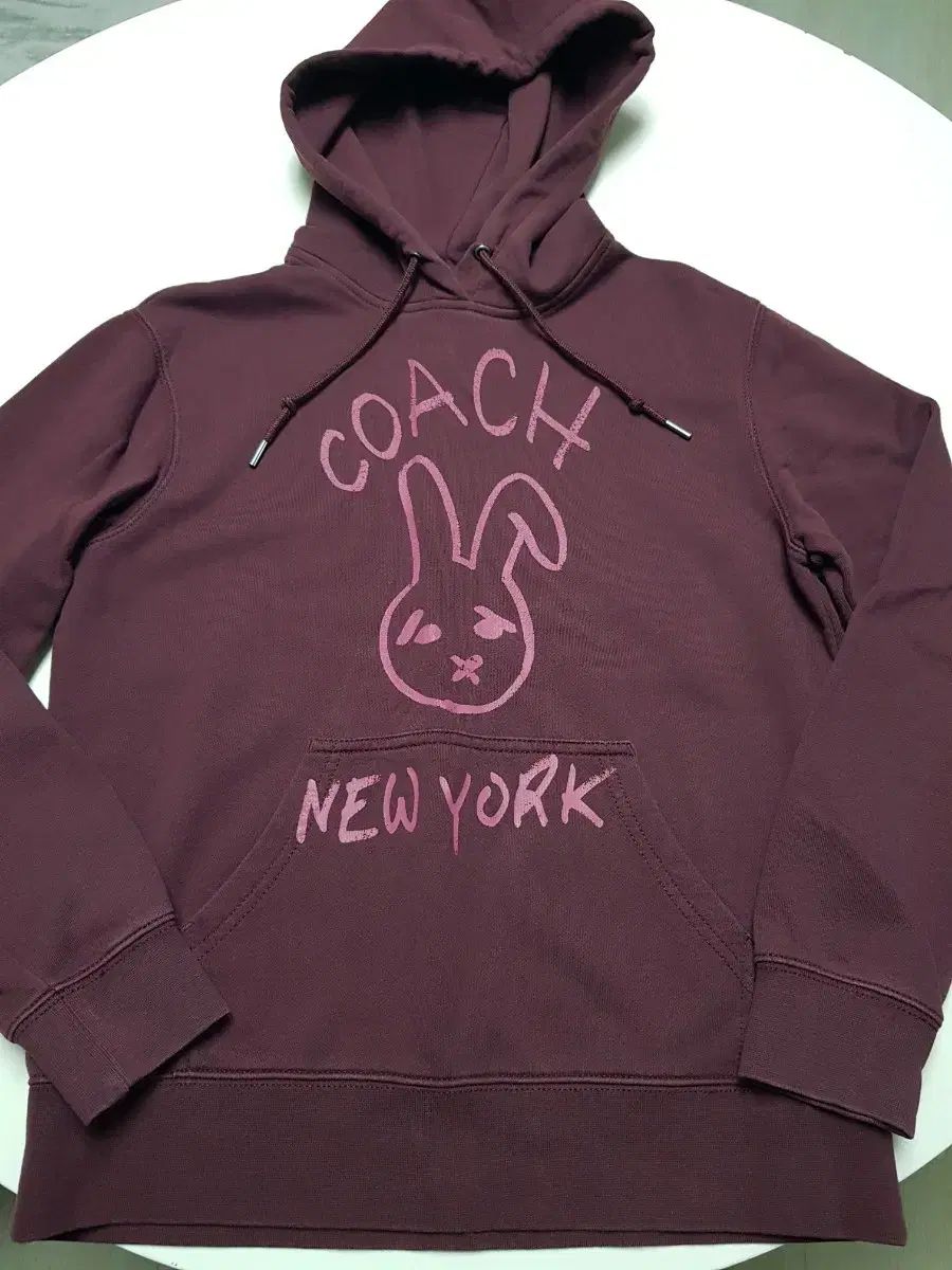 COACH コーチ ラビット バーガンディ フーディー XS サイズ