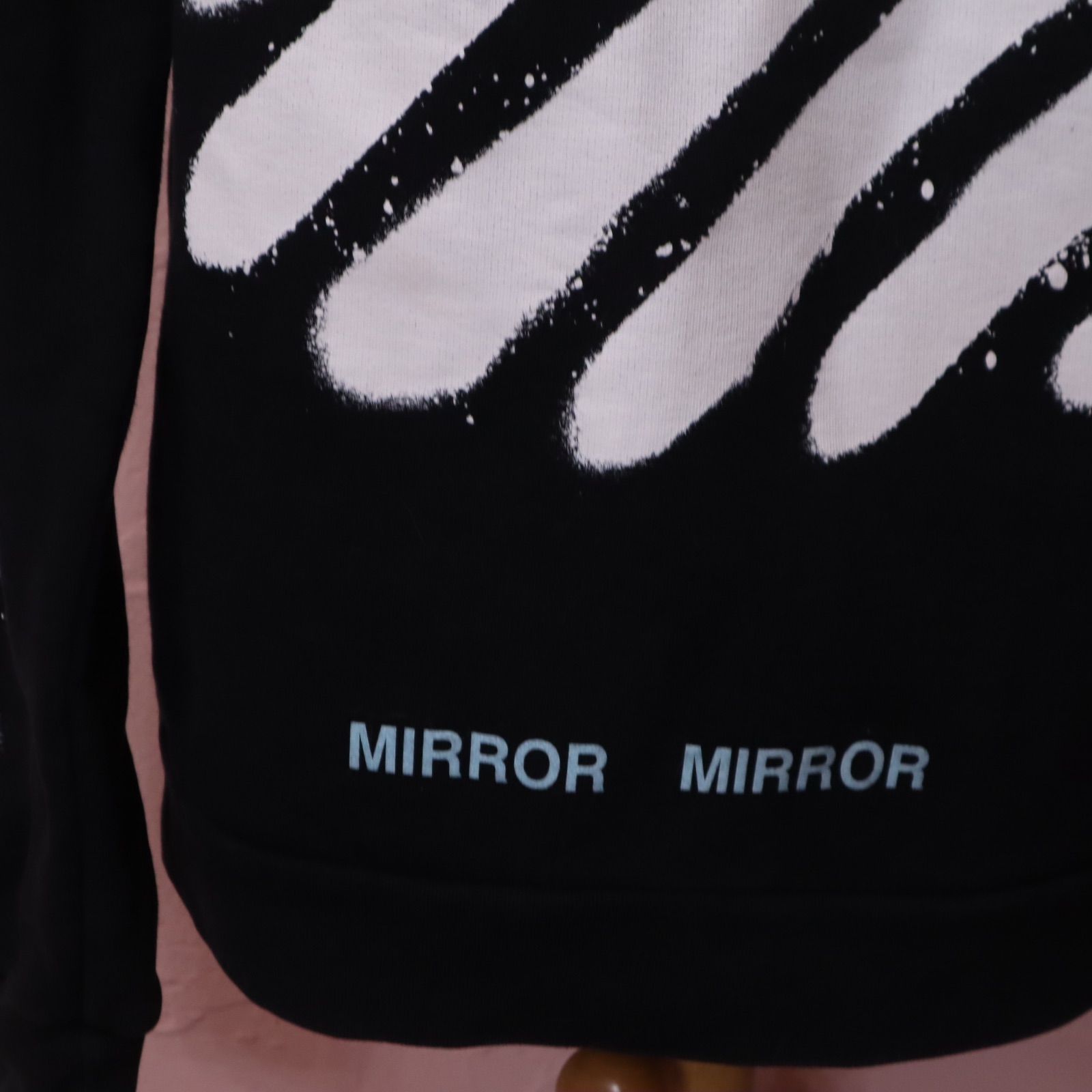 OFF-WHITE オフホワイト 17SS Spray Logo Zip Up Hoodie スウェット 