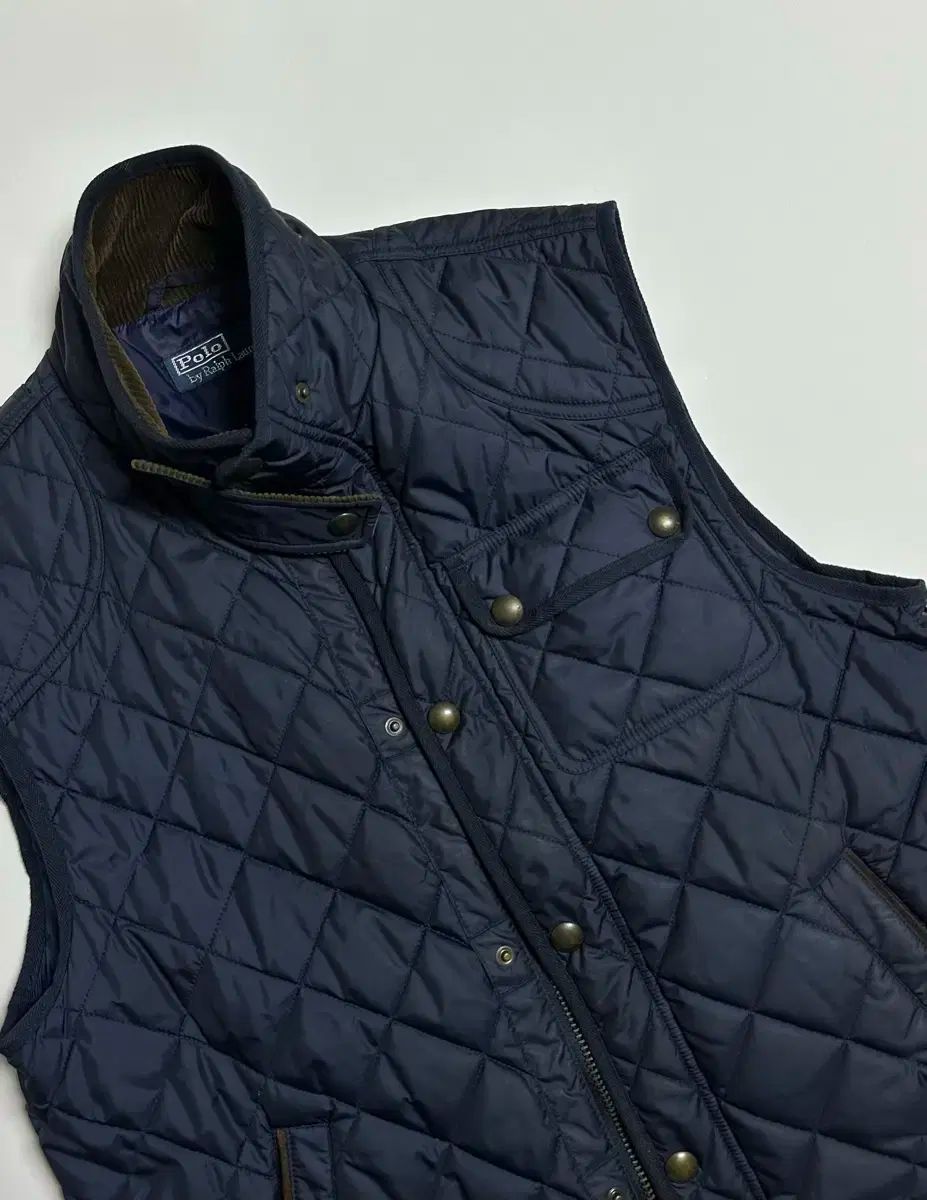 ポロ ラルフローレン ネイビー キルティング ベスト