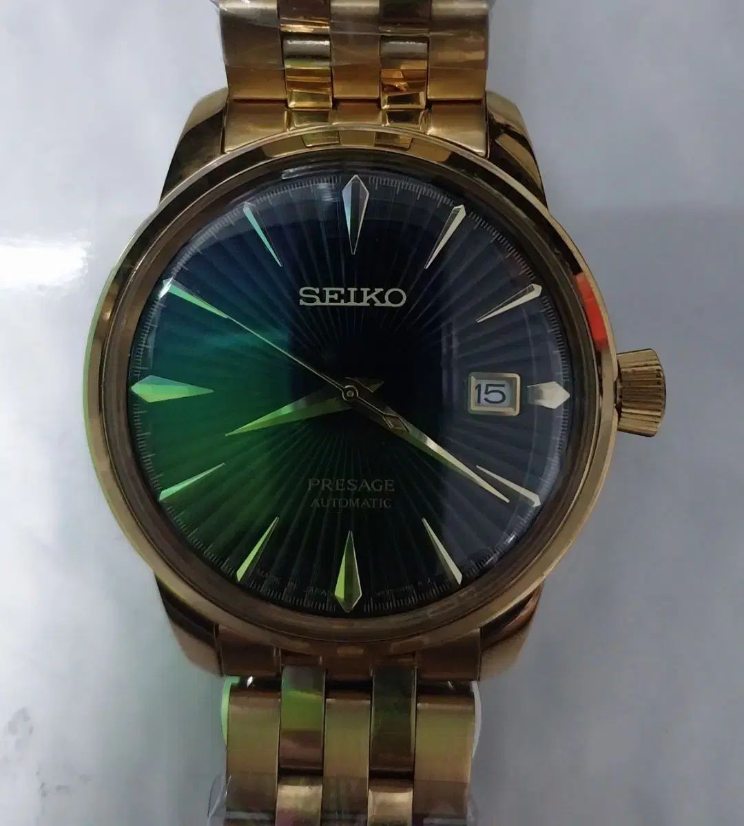 SEIKO セイコー Presage カクテル 黒盤 ゴールド オートマチック