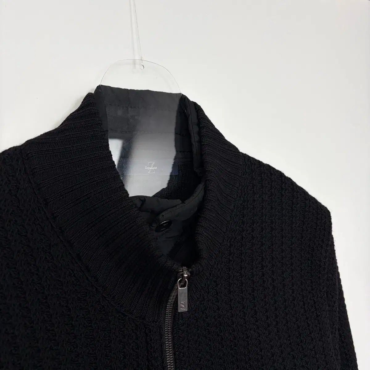 ゼニア ZEGNA ニット ジップアップ カーディガン