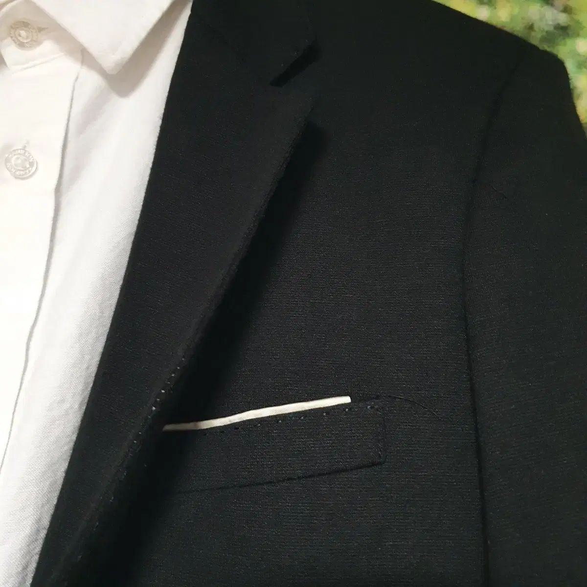 黒 ブラック スーツ ジャケットL スラックス 28 セット