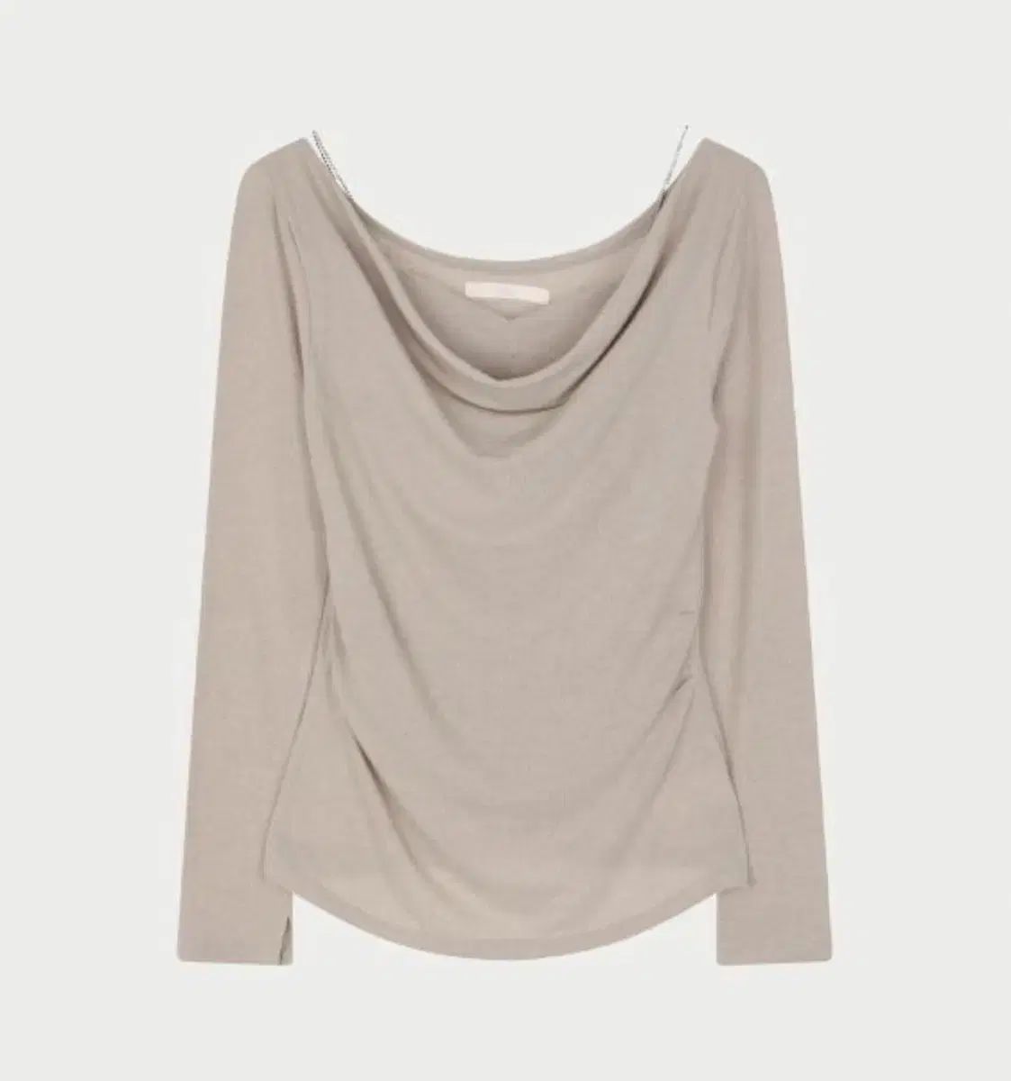 Uネックシャーリングセットモカブラウン