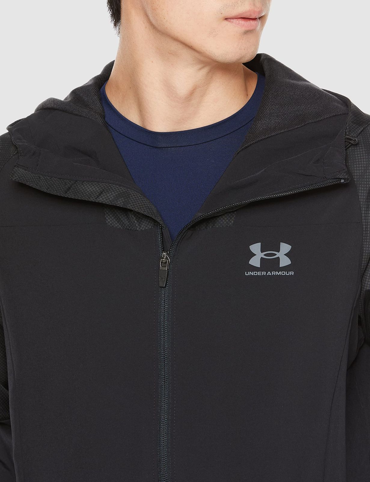 アンダーアーマー UA TRICOT LINED WOVEN JACKET Black 2XL